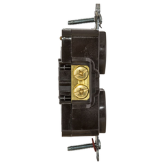 Hubbell Wiring Device-Kellems HBL4792 HWD Combination Duplex Grounding Receptacle 125 VAC 15 A