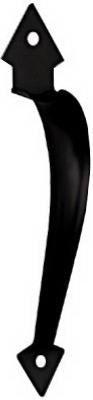 NATIONAL HARDWARE National Mfg N100-057 Ornamental Gate Pull 8.75 in Satin Black