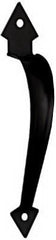 NATIONAL HARDWARE National Mfg N100-057 Ornamental Gate Pull 8.75 in Satin Black