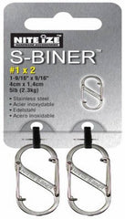 NITE IZE Nite Ize Inc SB1-2PK-11 S-biner Carabiner Clip 2 Pack