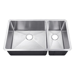DAKOTA Dakota Plumbing GSM-7030 Undermount 70/30 Kitchen Sink