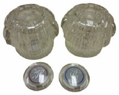 HOMEWERKS WORLDWIDE Homewerks Worldwide Llc 31-1204-BP Acrylic Faucet Handle Pair