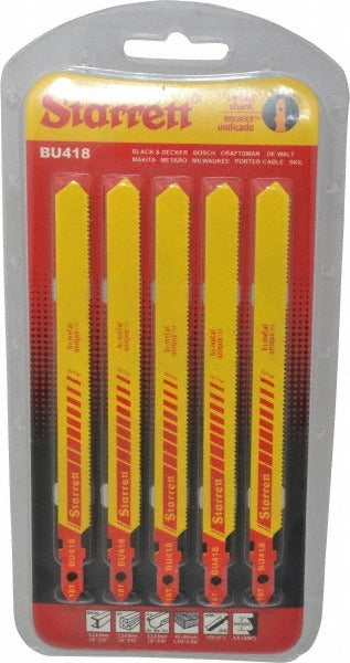 STARRETT Starrett 68727 Bi-metal Jigsaw Blade 18 Tpi U-shank 5 Pack