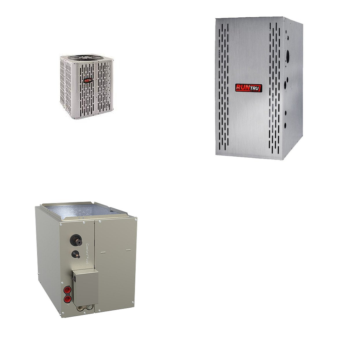 TRANE TRANE 48000 BTU R-454B 15 SEER2 Central Heat Pump & Furnace System