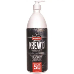 ERGODYNE Ergodyne 16635 Spf 50 Sunscreen Lotion 32 Oz Pump