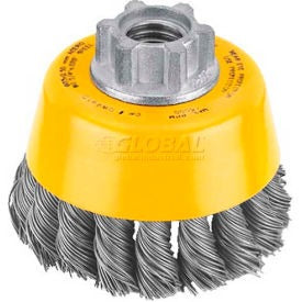 DEWALT Dewalt Accessories DW4910 Knot Cup Brush 3 in 5/8-11 Arbor
