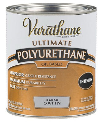 RUST-OLEUM Rust-oleum 9141H Varathane Satin Polyurethane 1 Quart