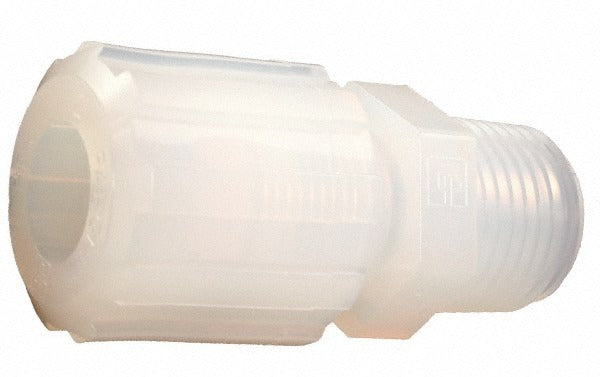 PARKER Parker FAMS-64 Male Straight Adapter 3/8 in Tube 1/4 Npt