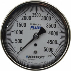 ASHCROFT Ashcroft 83255XLL Pressure Gauge 3.5 in 0-5000 Psi Ss