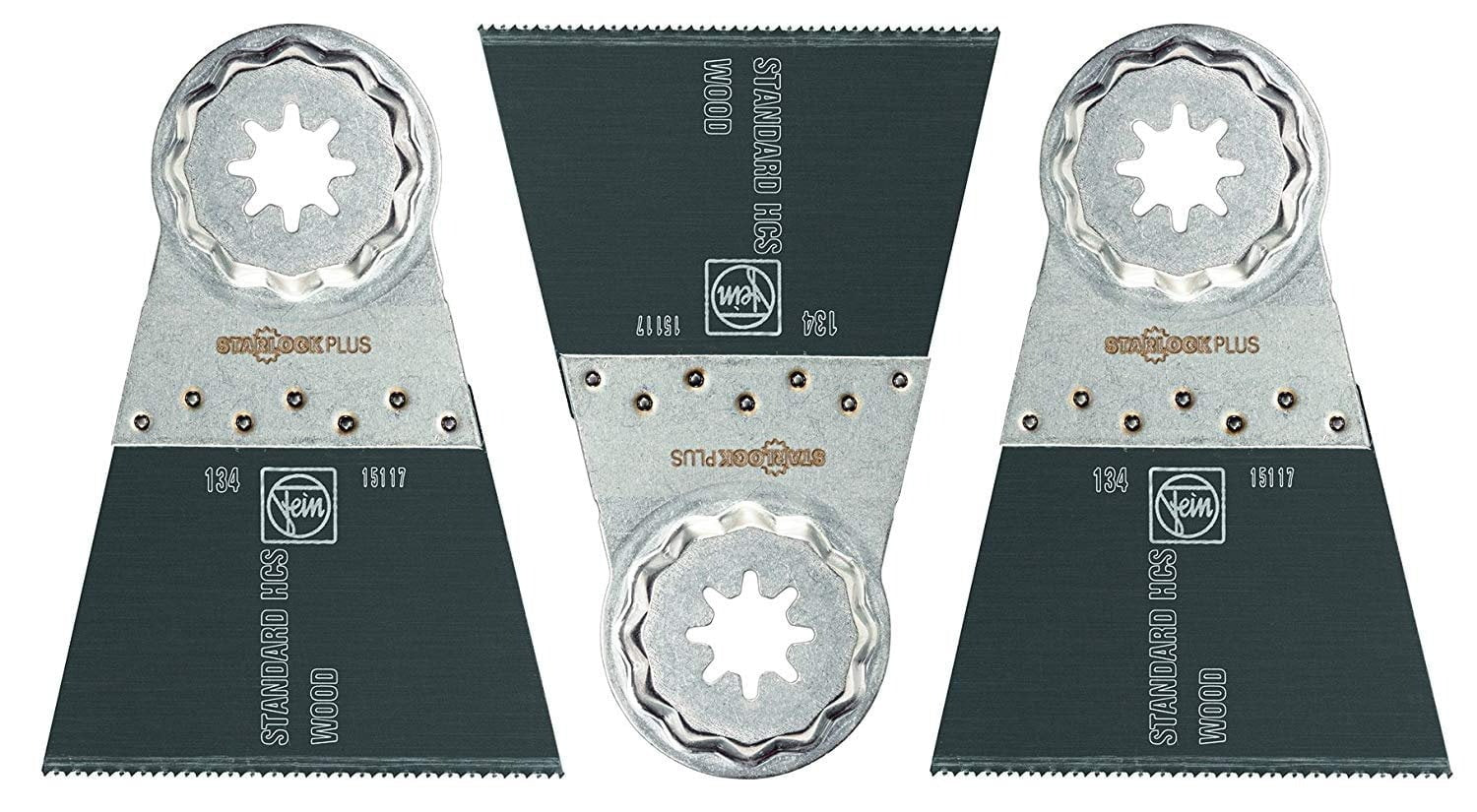 FEIN Fein 63502134270 Starlock 2-9/16 in Steel Universal E-Cut Oscillating Blade (3-Pack)