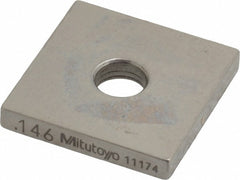MITUTOYO Mitutoyo 614186-531 Square Steel Gage Block 0.146 in Grade 0