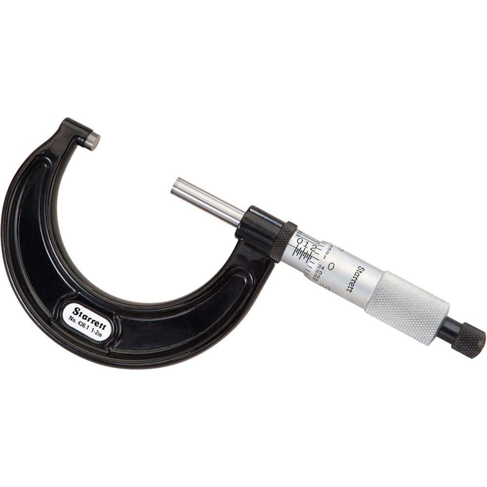 STARRETT Starrett 68005 Mechanical Outside Micrometer 2 in