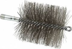 SCHAEFER BRUSH Schaefer Brush 43868 Spiral Tube Brush 4in Stainless Steel