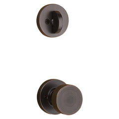 KWIKSET Kwikset 966PSKRDT-11P.UNIV Pismo Knob Handleset Trim Bronze