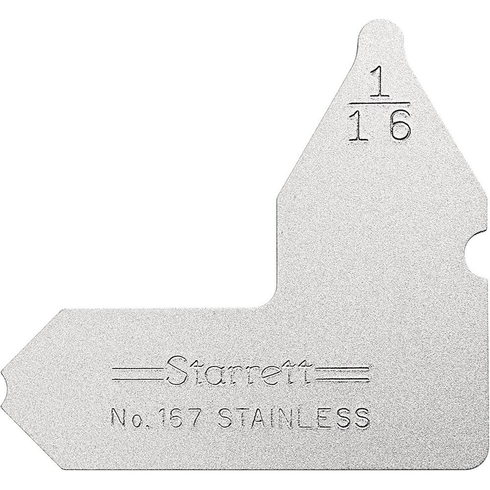 STARRETT Starrett 50624 Radius Gage 1/16 Inch Stainless Steel