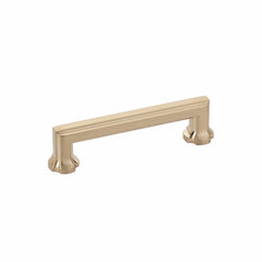SCHAUB Schaub 877-SSB Cabinet Pull 4 in Center Satin Brass