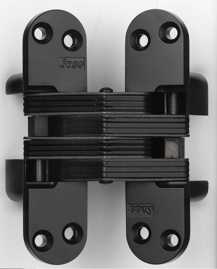 SOSS Soss 418US19 Heavy Duty Fire Rated Invisible Hinge Black