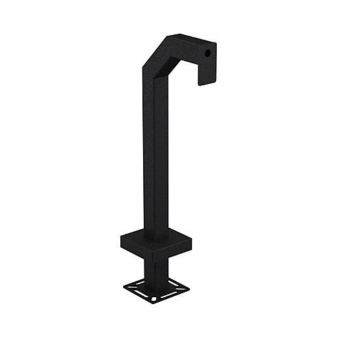 PEDESTAL PRO Pedestal Pro Llc 33PE1-2NIP-04-CRS 42 Inch Steel Gooseneck