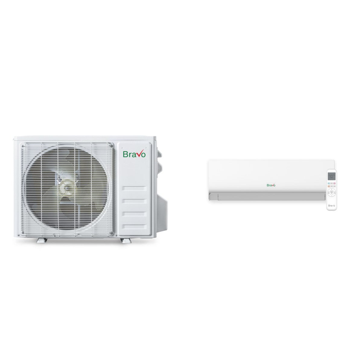 BRAVO ROMA BRAVO ROMA 30000 BTU R-32 23 SEER2 3-Zone Wall-Mounted Mini Split Heat Pump