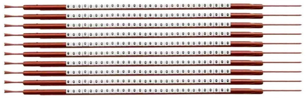 BRADY Brady SCN03-0 ClipSleeve Wire Marker Pack of 300