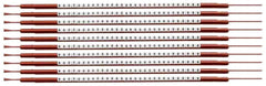 BRADY Brady SCN03-0 ClipSleeve Wire Marker Pack of 300