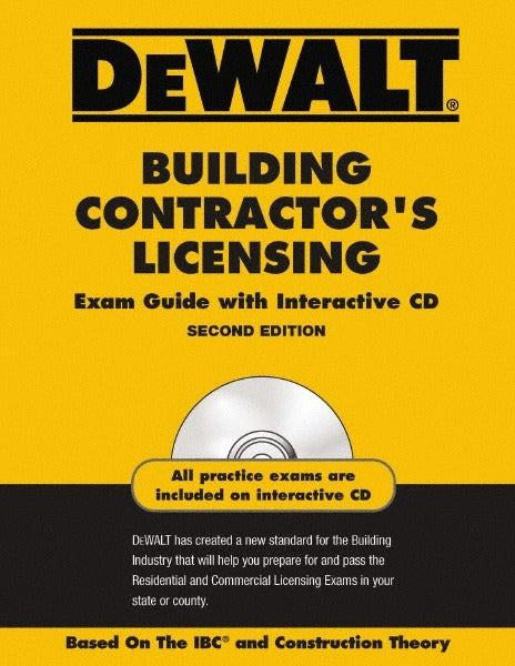 DEWALT Dewalt 9781111135515 Contractors Licensing Exam Guide