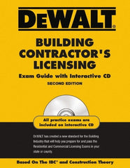 DEWALT Dewalt 9781111135515 Contractors Licensing Exam Guide