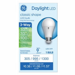 GE G E Lighting 93130564 3-way Led A19 Bulb 5000K 1300 Lumens