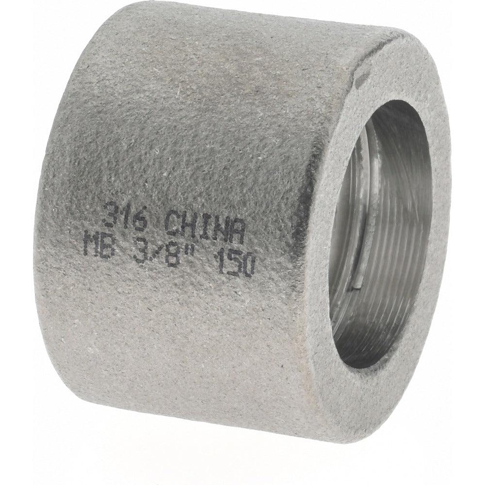 MERIT BRASS Merit Brass K611H-06 Half Coupling 3/8 in 316 Ss Fnpt