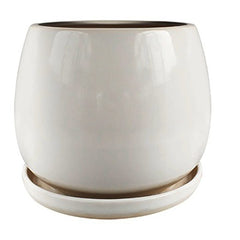 TRENDSPOT Trendspot Inc CR10975-08W Brook Artisan Ceramic Pot