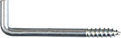 NATIONAL HARDWARE National Mfg N120-287 Square Bend Screw Hook 3-1/16 in Zinc 2pk
