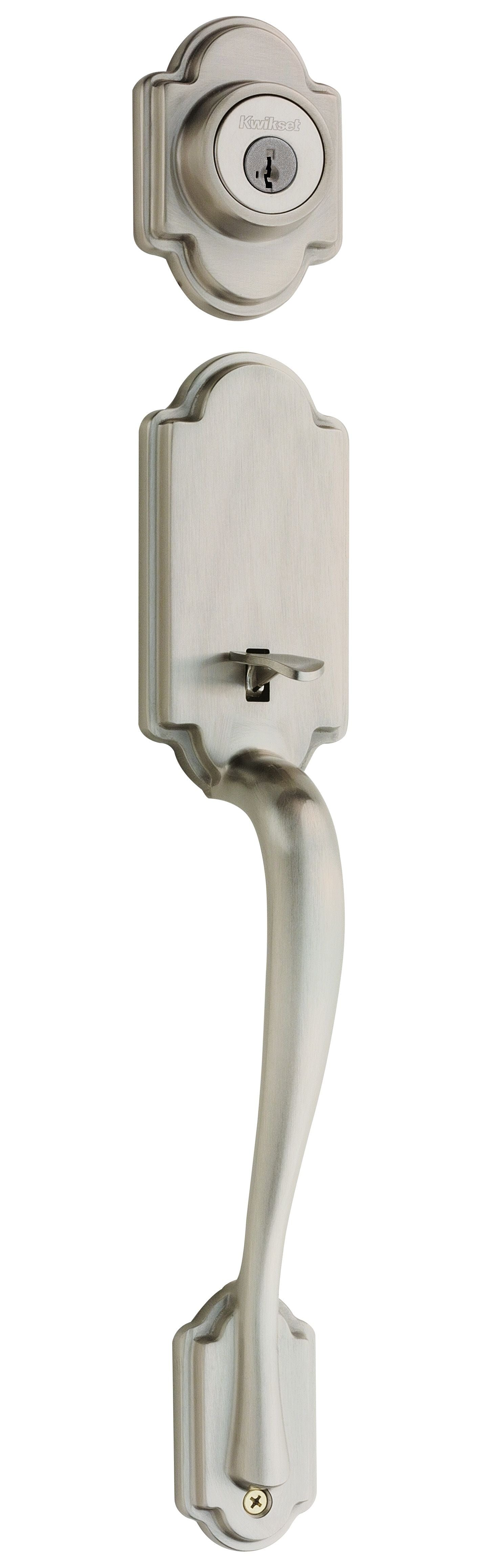 KWIKSET Kwikset 802ANLIP-15 Arlington Dummy Handleset Satin Nickel