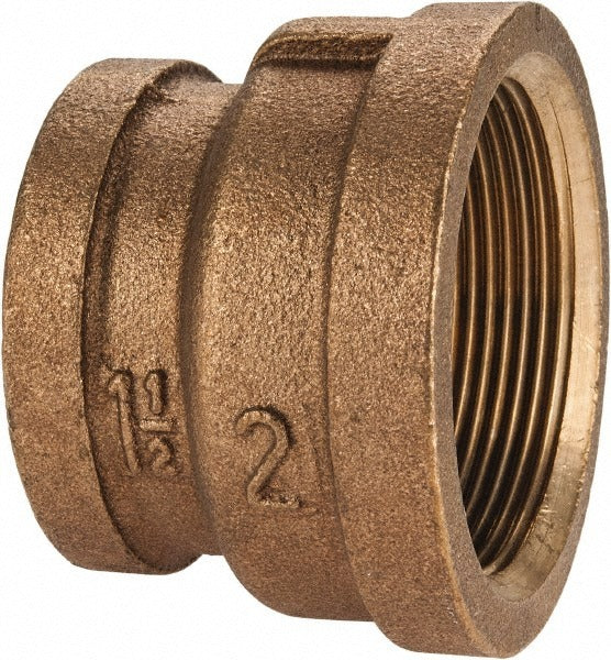 MERIT BRASS Merit Brass XB112-3224 Brass Reducing Coupling 2x1-1/2