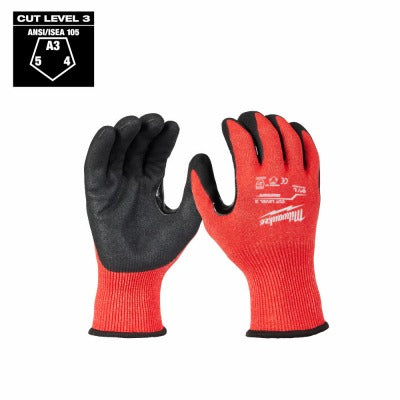 MILWAUKEE Milwaukee 48-73-8632 Nitrile Dipped Gloves Large Cut Level 3