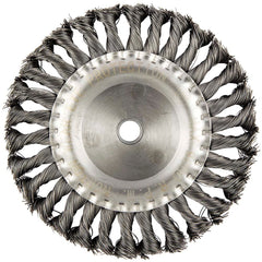 NORTON Norton 66252839014 Knotted Wheel Brush 6 in Carbon Steel