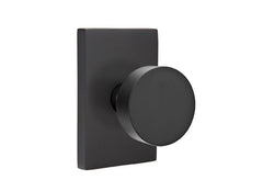 EMTEK Emtek 5212ROUUS19 Round Knob Privacy Lockset Flat Black