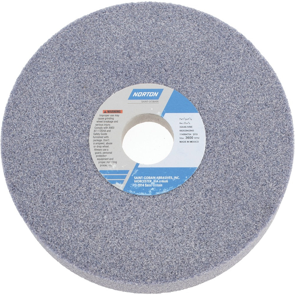 NORTON Norton 66252942843 Surface Grinding Wheel 46 Grit 7 in