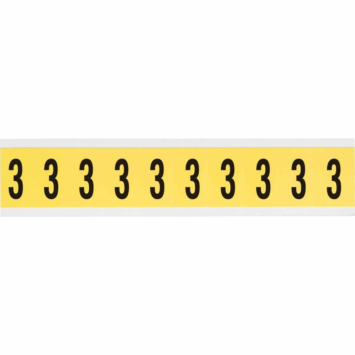 BRADY Brady 3430-3 1 in vinyl N and L 3 (10/pack)