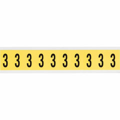 BRADY Brady 3430-3 1 in vinyl N and L 3 (10/pack)