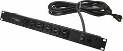 WIREMOLD Wiremold J60B2B20 Power Outlet Strip 20A 6-outlet Rack