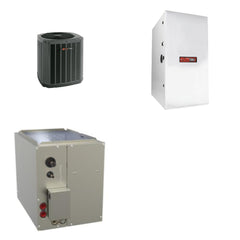 TRANE TRANE 42000 BTU R-454B 15.2 SEER2 Central Furnace + Coil Dual Fuel System