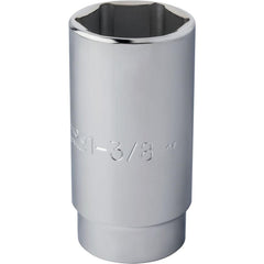 PROTO Proto J5344H Deep Hand Socket 1-3/8 in 6-point 1/2 in Drive
