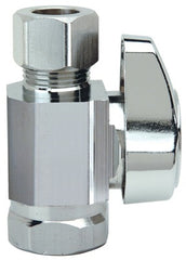 BRASSCRAFT Brass Craft G2R10X Cd Chrome Straight Stop Valve 3/8 Fip