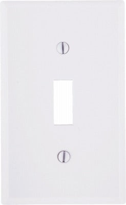 LEVITON Leviton Mfg Co 020-88001-000 White 1-toggle Wall Plate
