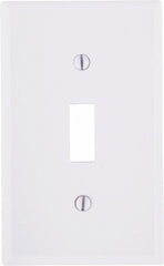 LEVITON Leviton Mfg Co 020-88001-000 White 1-toggle Wall Plate