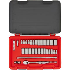 PROTO Proto J52332AS 32 Pc Socket Set 3/8 Drive Sae Metric