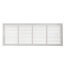 HART & COOLEY Hart Cooley 43664 Baseboard Return Air Grille 24x8 White
