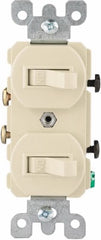 LEVITON Leviton Mfg Co S01-05224-2IS Duplex Single Pole Switch 15A