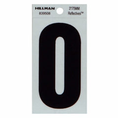 HILLMAN Hillman Fasteners 839508 Reflective Adhesive Letter O 3 Inch