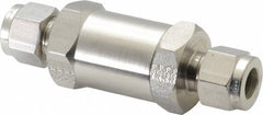 PARKER Parker 6A-C6L-1-SS Check Valve 3/8 in Compression Ss